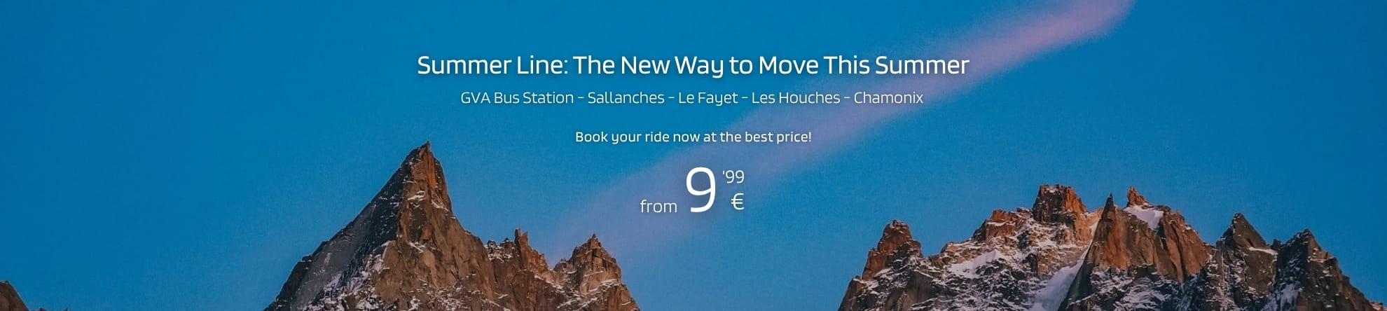 Alpine mountains transfer
